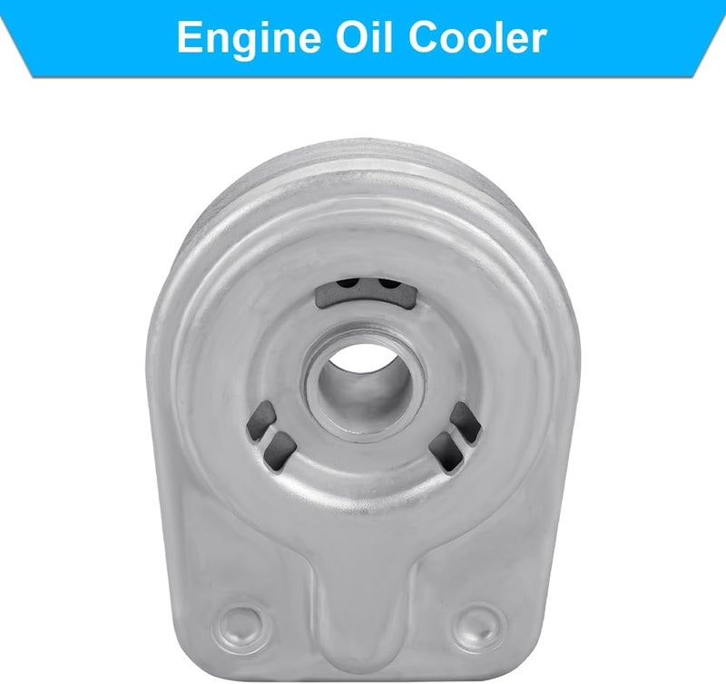 JDMON Engine Oil Cooler Replacement for 2017-2020 Kia Soul Optima 1.6L, Hyundai Elantra Kona Veloster Compatible with 264102B740, 264102B710, 264102B730 - Image 3